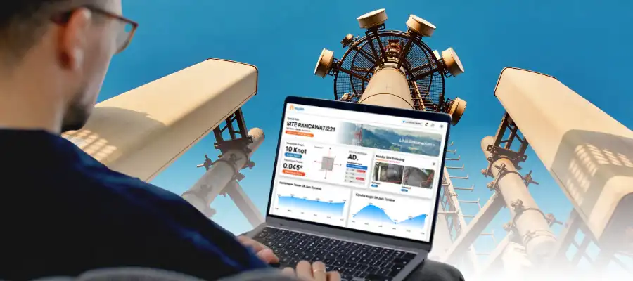 Tower BTS Miring Tanpa Disadari? IoT Punya Solusinya